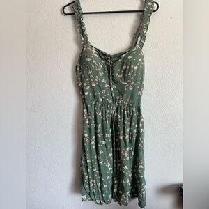 Floral Green Sundress